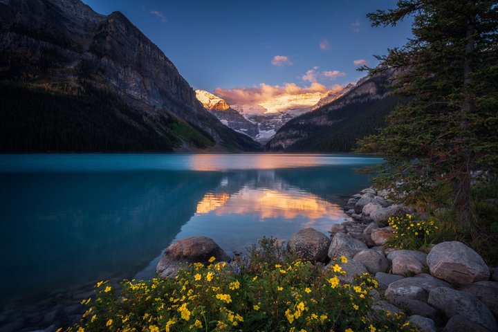Lake Louise Moraine Lake Dagstur fra Banff Calgary Canmore