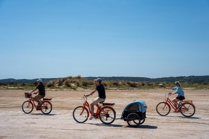 Explora Gruissan en bicicleta: playas, marismas y viñedos, libertad.