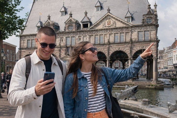 Secretos de Gouda: Búsqueda del tesoro autoguiada y recorrido a pie