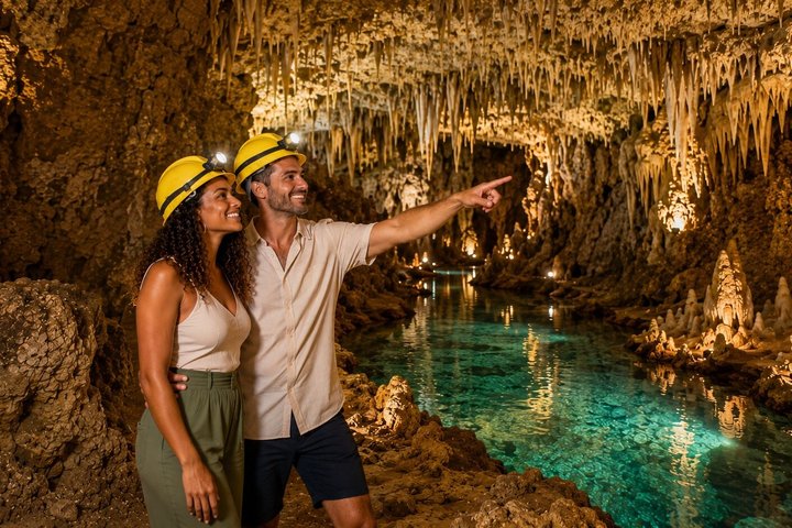 Halvdagstur till Barbados Harrisons Cave Hunte's Garden och Bathsheba