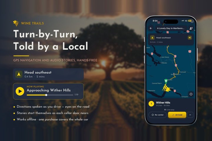 Napa Valley Wine Tour : Självguidad GPS Audio Driving Guide
