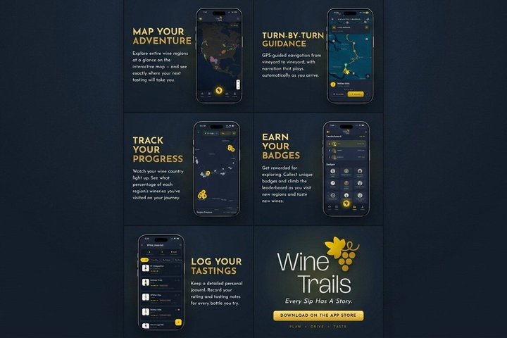 Napa Valley Wine Tour : Självguidad GPS Audio Driving Guide