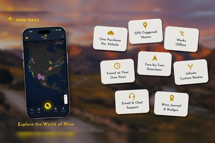 Napa Valley Wine Tour : Självguidad GPS Audio Driving Guide