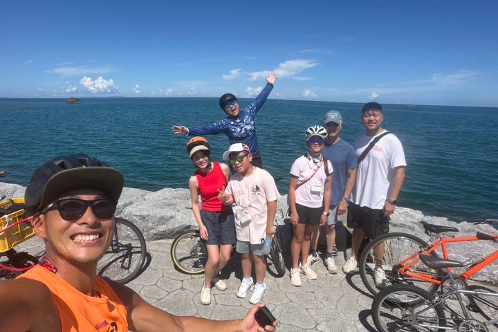 Okinawa Seaside Bike Tour a Chatan Pick-up disponibile