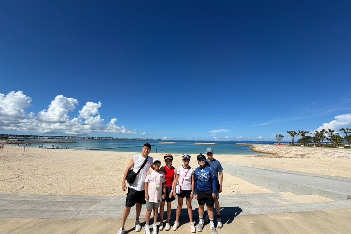 Okinawa Seaside Bike Tour a Chatan Pick-up disponibile
