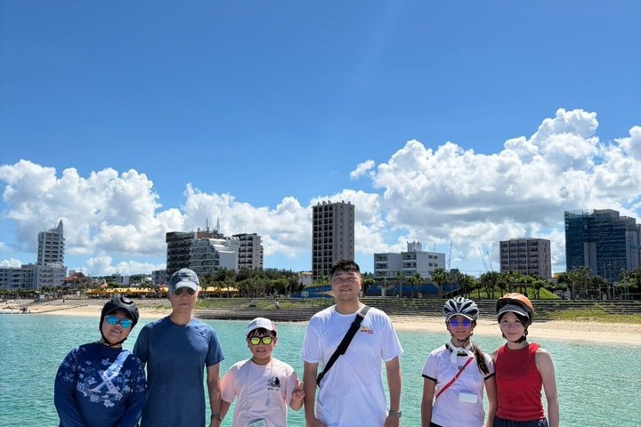 Okinawa Seaside Bike Tour a Chatan Pick-up disponibile