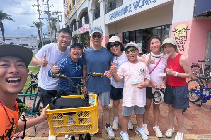 Okinawa Seaside Bike Tour a Chatan Pick-up disponibile