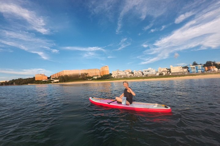 Okinawa West Coast Paddling äventyr Pickup tillgänglig