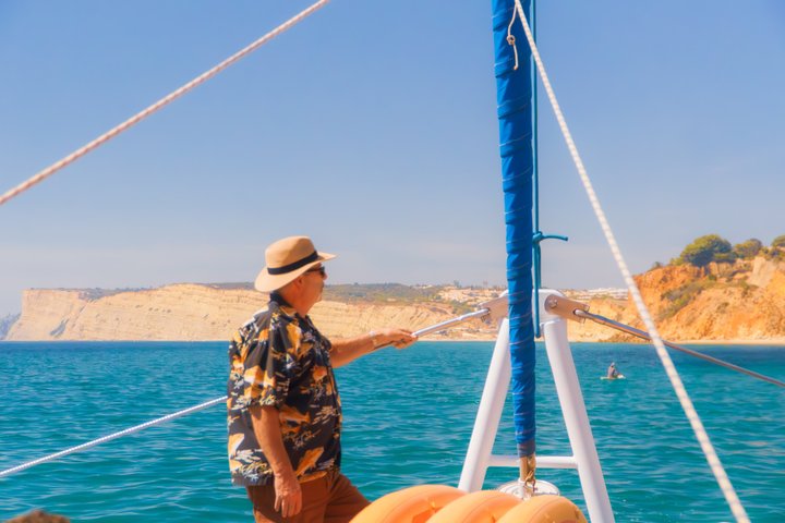 Golden Coast seiltur i 3,5 timer i Ponta da Piedade Lagos