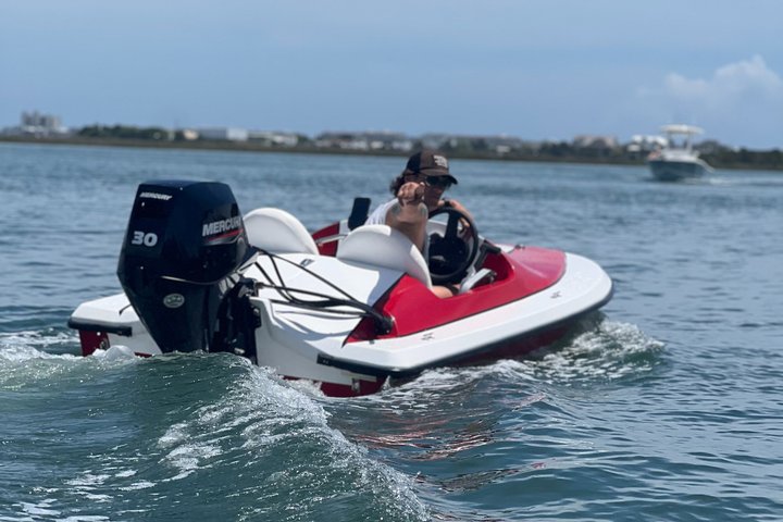 90 - Minute Carolina Beach Mini Bateau à moteur Aventure guidée