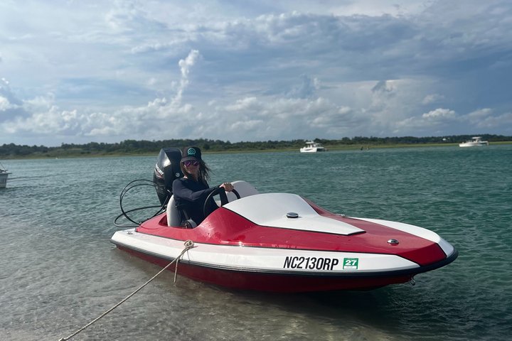 90 - Minute Carolina Beach Mini Bateau à moteur Aventure guidée