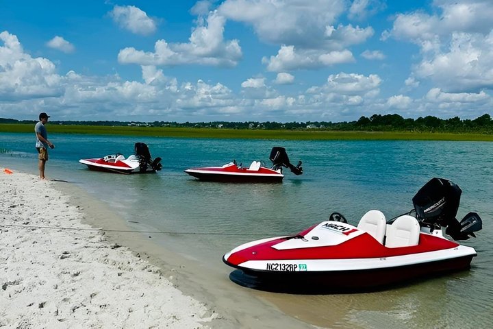 90 - Minute Carolina Beach Mini Bateau à moteur Aventure guidée