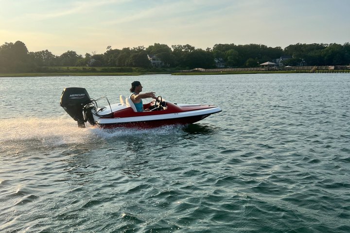 90 - Minute Carolina Beach Mini Bateau à moteur Aventure guidée