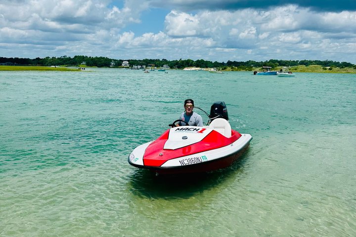 90 - Minute Carolina Beach Mini Bateau à moteur Aventure guidée