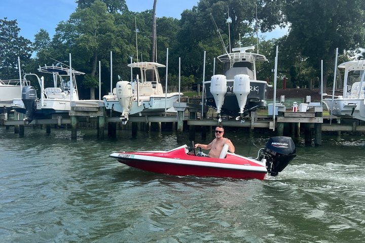 90 - Minute Carolina Beach Mini Bateau à moteur Aventure guidée