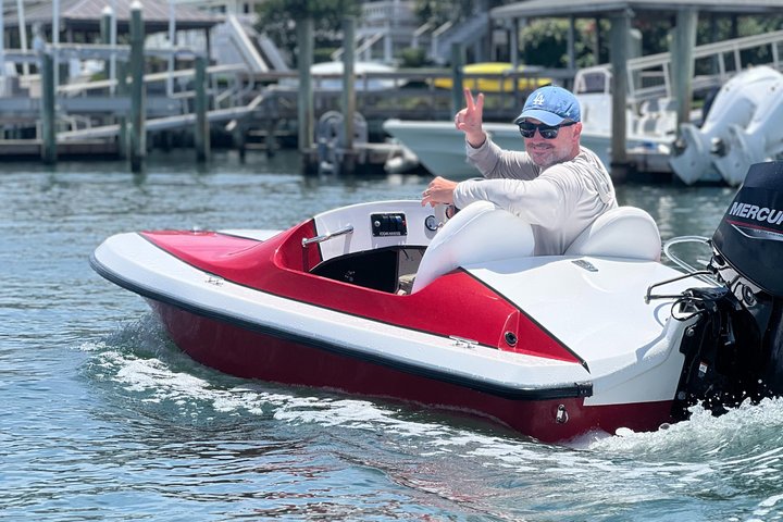 90 - Minute Carolina Beach Mini Bateau à moteur Aventure guidée
