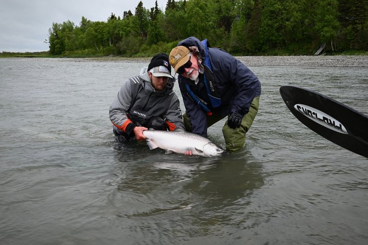 6 timmars dag guidad fiske Charter på Kenai River