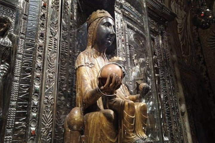 Biglietto per la Funicolare di Montserrat e viste sulle montagne, Barcellona