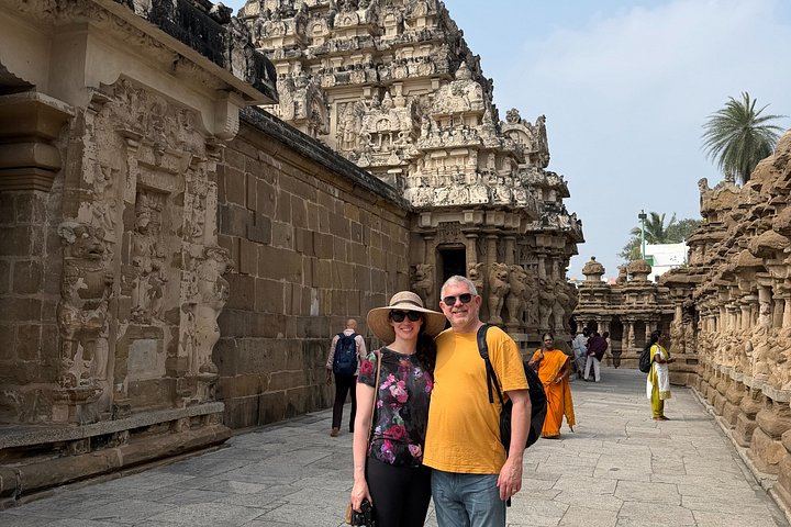 Privat Kanchipuram & Mahabalipuram dagstur från Chennai