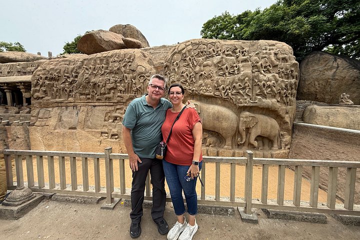 Privat Kanchipuram & Mahabalipuram dagstur från Chennai