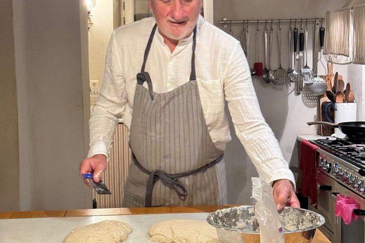 Clase de cocina, cocina tradicional griega, en una isla griega.
