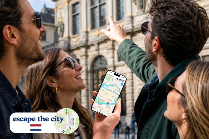 Flykte fra byen Dordrecht City Walk med puslespill