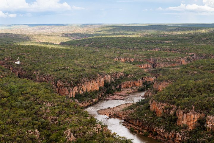 Helitour door Katherine Gorge en Edith Falls met afgelegen landing