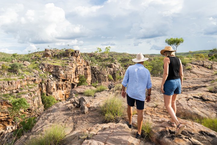 Helitour door Katherine Gorge en Edith Falls met afgelegen landing