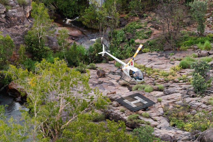 Nitmiluk Heli Kunstavontuur Scenic Flight en Aboriginal Art Tour