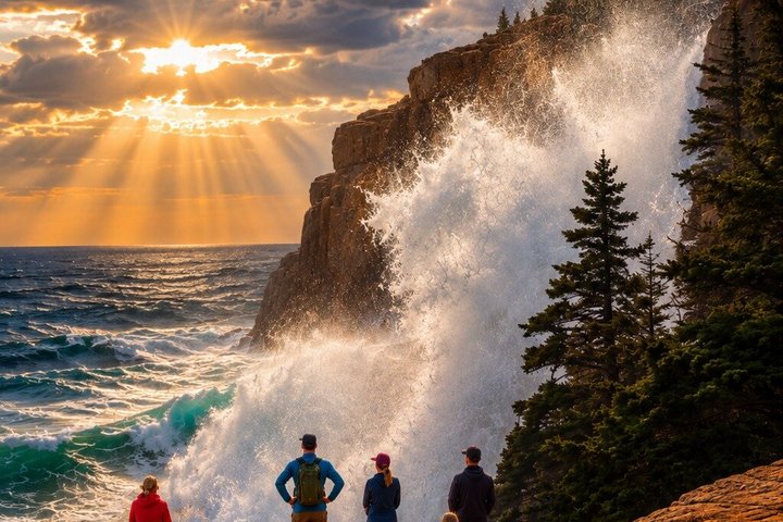 Tour privado de 3 horas por lo mejor de Acadia : Cadillac & Park Loop Road