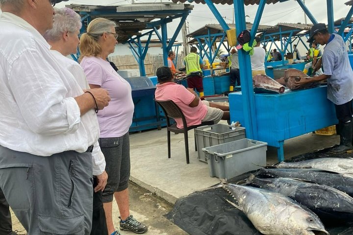 Geschmack Ecuadors : Fischmarkt, Waldweg, lokales Essen & Handwerk