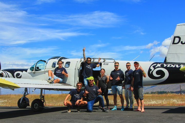 Skydive Mt. Cook - 70 sekunder frifald fra 16.500ft