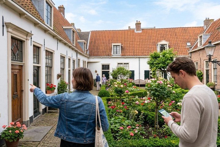 Verborgen Binnenplaatsen van Haarlem Zelfstandige Wandeltocht