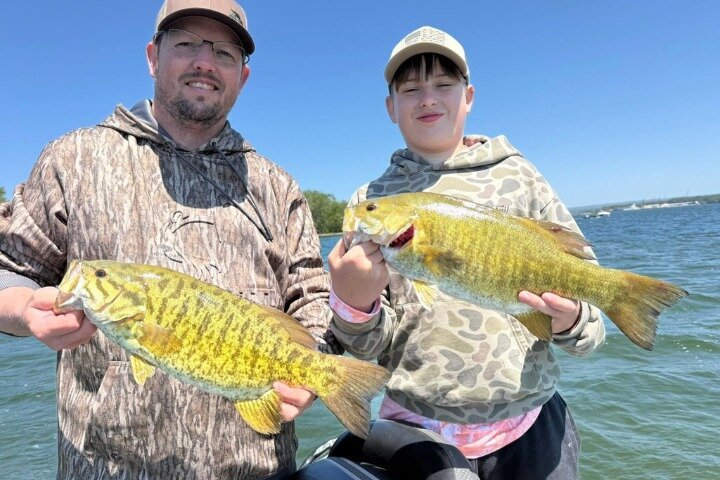 Private Lake Erie Smallmouth Bass Fishing Charters