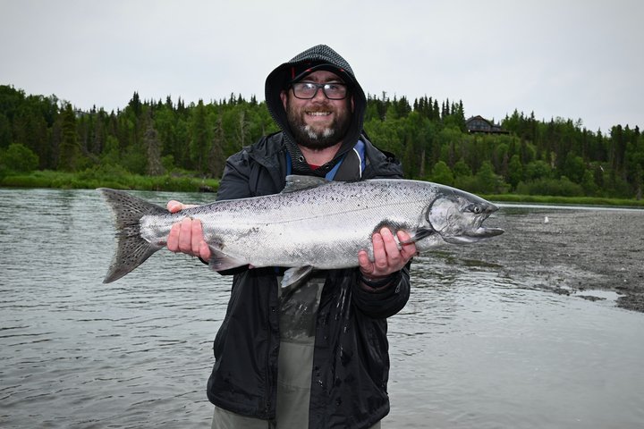 Halvdags guidet fiske tur på elven Kenai
