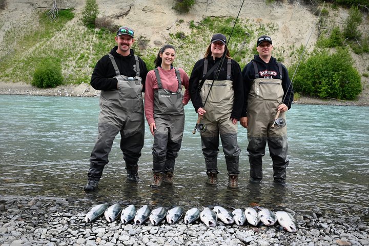 Halvdags guidet fiske tur på elven Kenai