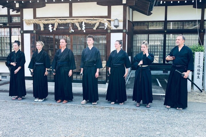 En opplevelse som ingen andre samuraier på kulturelle eiendommer i Osaka