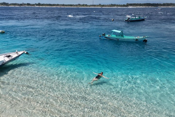 Tour privado de buceo Gili : Tortugas, Arrecifes + GoPro & Drone