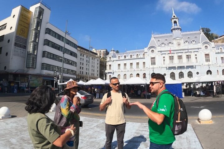 Visite à pied à Valparaiso et Viña avec Déjeuner Départ à Santiago