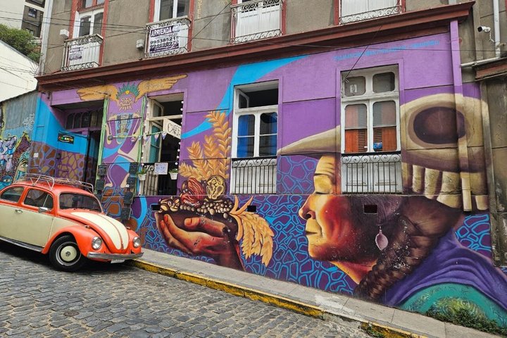Visite à pied à Valparaiso et Viña avec Déjeuner Départ à Santiago