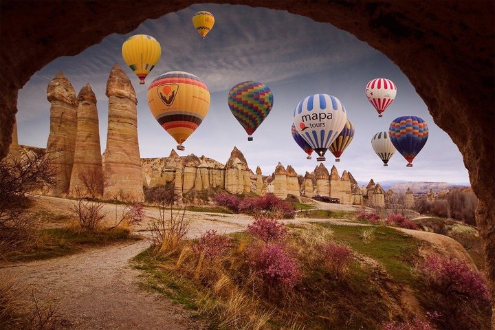 Turkije's Gouden Driehoek Tour : Pamukkale, Efeze, Cappadocië
