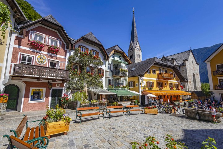 Tour a pie por Hallstatt con audioguía en tu smartphone