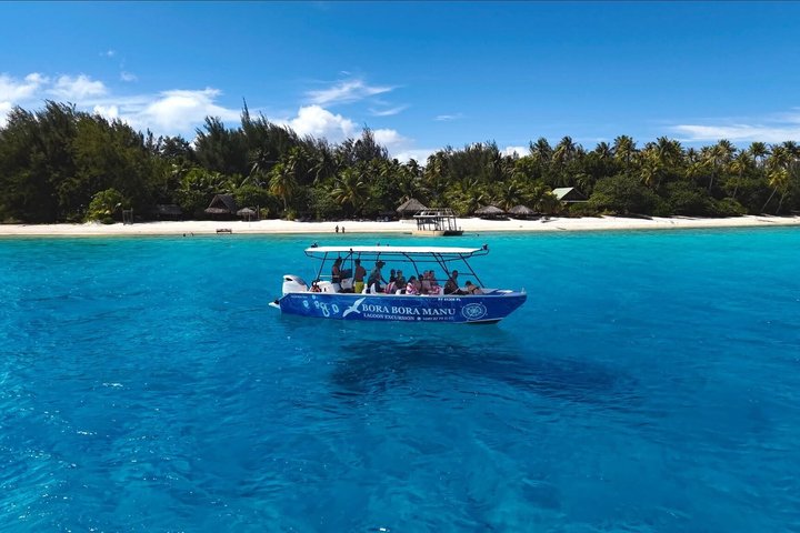 Hel dag i Bora Bora med lunsj på Motu Fanfan