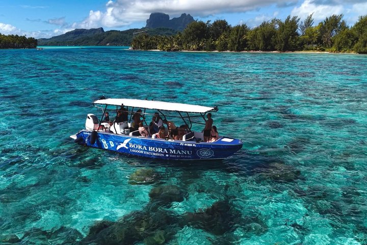 Hel dag i Bora Bora med lunsj på Motu Fanfan