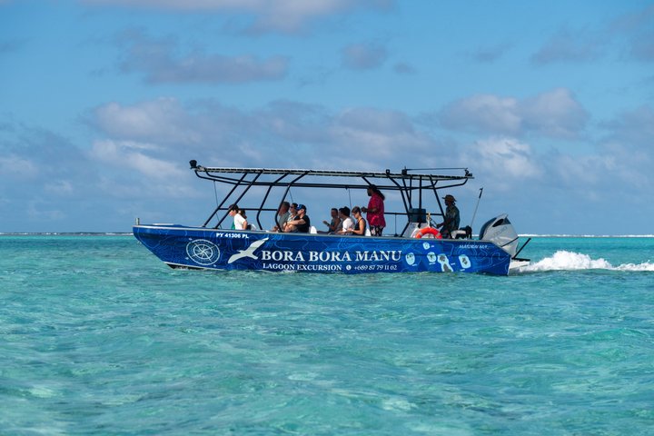 Hel dag i Bora Bora med lunsj på Motu Fanfan