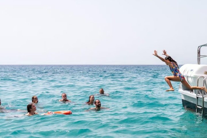 Morro Jable: 2 heures d'observation magique des dauphins et des baleines avec boissons et arrêt de baignade.