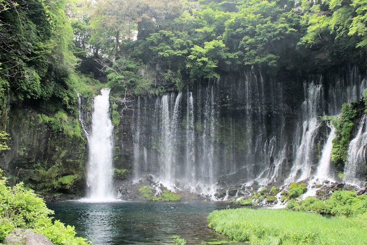 Mount Fuji og Shiraito Falls biltur fra Cruise havn
