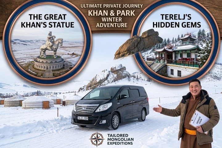 Chinggis Khaan Statue and Terelj National Park (Private Tour)