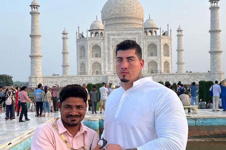 Von Delhi Taj Mahal Agra Ganztägige private Tour