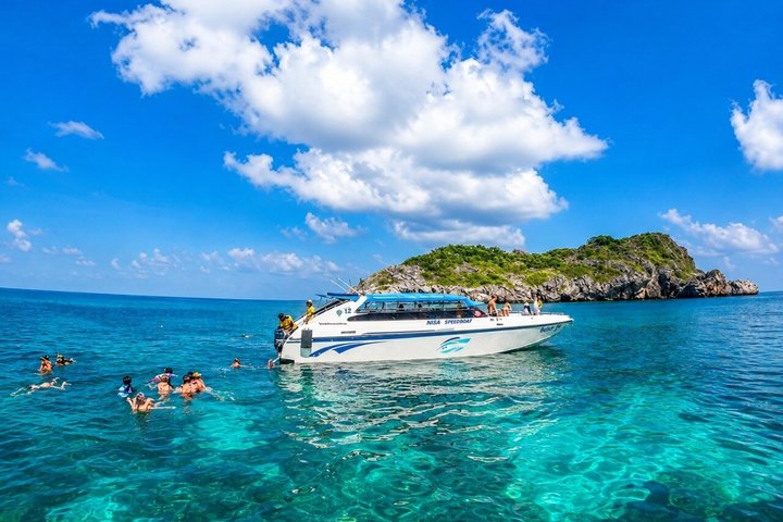 Ang Thong National Marine Park Speedboat från Koh Samui